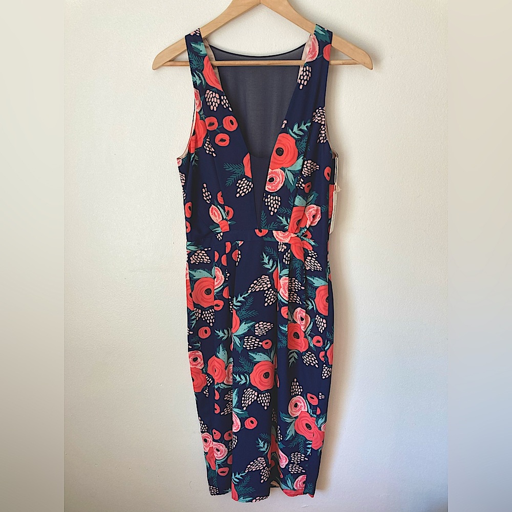 NWT Rifle Paper Co x Paper Crown x Anthropologie Peony Dress Size 4